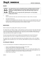 Preview for 6 page of EngA Engineered Air XES-SC Series Installation, Operation And Maintenance Manual