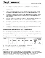 Preview for 8 page of EngA Engineered Air XES-SC Series Installation, Operation And Maintenance Manual