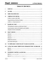 Preview for 2 page of EngA G-TRAC 1.1 Installation, Operation And Maintenance Manual