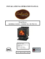 Preview for 1 page of England's Stove Works 30-NCG Installation & Operation Manual