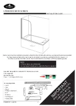 Preview for 1 page of Englefield STANDARD BATH SCREEN Installation Manual