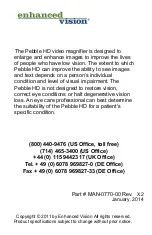 Preview for 40 page of ENHANCED VISION Pebble HD User Manual