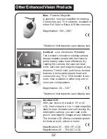 Preview for 32 page of ENHANCED VISION peddle User Manual