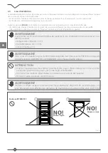 Preview for 52 page of Enofrigo MIAMI Instructions For Installation, Operation And Maintenance