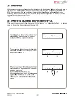 Preview for 40 page of Enomatic eno one User Manual