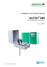 Enotec SILOTEC 8000 Installation And Operation Manual preview