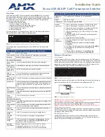 Enova AVX-400-SP Installation Manual preview