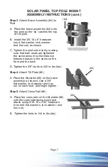 Preview for 10 page of ENQUATICS AquaMaster Solar AquaAir Ultra 1 Owner'S Manual