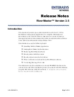 Preview for 1 page of Enterasys Aurorean ANG-3000 Release Notes