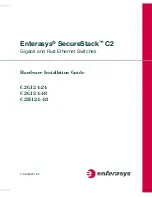 Enterasys SecureStack C2 C2G124-24 Hardware Installation Manual preview