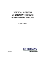 Preview for 1 page of Enterasys VH-SMGMT User Manual