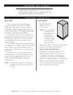 Preview for 3 page of Enthermics EC230L Operation And Care Manual