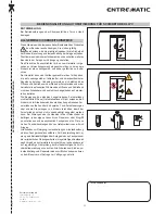 Preview for 25 page of Entre Matic Ditec OLLYC Installation And Maintenance Manual