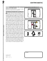 Preview for 35 page of Entre Matic Ditec OLLYC Installation And Maintenance Manual