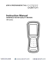 Environmental Express Oakton 300 Series Instruction Manual preview