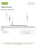 Preview for 1 page of EnvironmentalLights.com Dim-MiniLine Product Manual