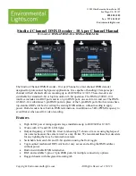 Preview for 1 page of EnvironmentalLights.com DMX-4-5000-3-10A Manual