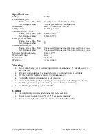 Preview for 2 page of EnvironmentalLights.com SFR-XX-B-20 Manual