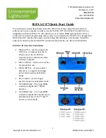 EnvironmentalLights.com SLESA-UE7 Quick Start Manual preview