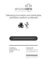 Preview for 8 page of Envirovent Mr Venty ECO2WALL User Manual