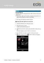 Preview for 73 page of EOS InfraStyle Operating Instructions Manual