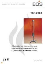 EOS TSS 2003 Assembly And Operating Instruction preview