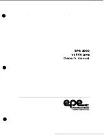 Preview for 203 page of EPE EPS-2000 Series Owner'S Manual