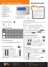 Preview for 1 page of EPH Controls R37 Operating Instructions