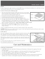 Preview for 13 page of Epic EER20W Owner'S Use And Care Manual