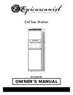 Preview for 1 page of Epicureanist EP-COFCOM1 Owner'S Manual