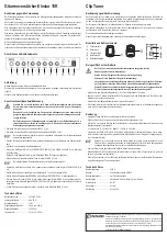 Preview for 2 page of Epiphone Les Paul Performance Pack 15W Operating Instructions Manual