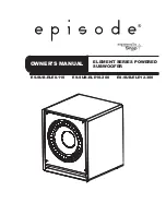 Episode ES-SUB-ELE10-200 Owner'S Manual preview