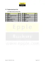 Preview for 33 page of Epple Maschinen SB 55 SV User Manual