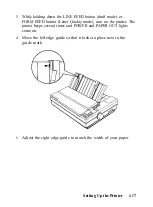 Preview for 31 page of Epson 1010 User Manual