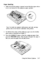 Preview for 151 page of Epson 1010 User Manual