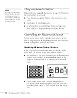 Preview for 28 page of Epson 1810p - PowerLite XGA LCD Projector User Manual