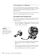 Preview for 36 page of Epson 1810p - PowerLite XGA LCD Projector User Manual