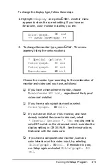 Preview for 45 page of Epson 20020, 20040 User Manual