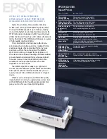 Epson 2180 - LQ B/W Dot-matrix Printer Specifications preview