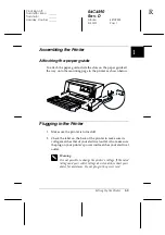 Preview for 23 page of Epson 24-PIN DOT MATRIX PRINTER LQ-680PRO User Manual