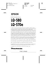 Preview for 3 page of Epson 24-Pin User Manual