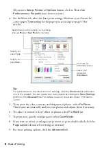 Preview for 8 page of Epson 50 - Artisan 50 - Printer Quick Manual