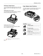 Preview for 9 page of Epson 570e - LQ B/W Dot-matrix Printer Product Information Manual