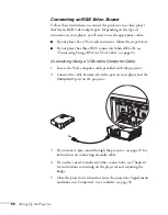 Preview for 22 page of Epson 6110i - PowerLite XGA LCD Projector User Manual