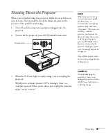 Preview for 39 page of Epson 6110i - PowerLite XGA LCD Projector User Manual