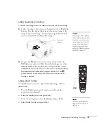 Preview for 45 page of Epson 7800p - PowerLite XGA LCD Projector User Manual