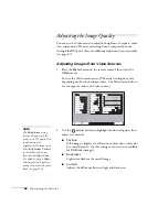 Preview for 74 page of Epson 7800p - PowerLite XGA LCD Projector User Manual