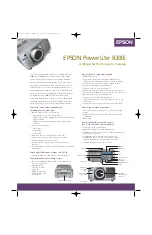 Epson 8300NL - PowerLite XGA LCD Projector Brochure & Specs preview