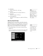 Preview for 63 page of Epson 830p - PowerLite XGA LCD Projector User Manual