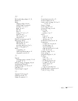 Preview for 131 page of Epson 830p - PowerLite XGA LCD Projector User Manual